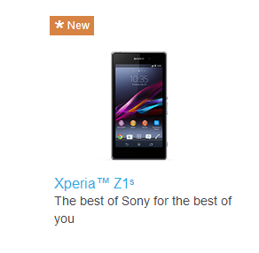 Sony Xperia Z1s