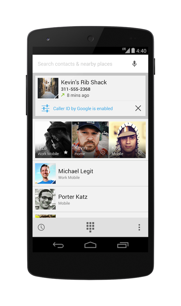 Google mostrará información de Google+ como caller ID en Android