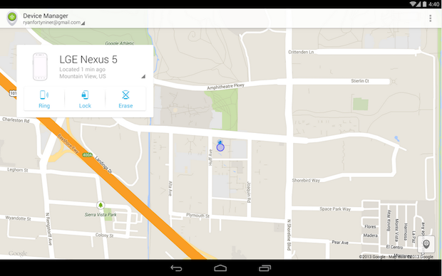 Android Device Manager gana app nativa en Google Play