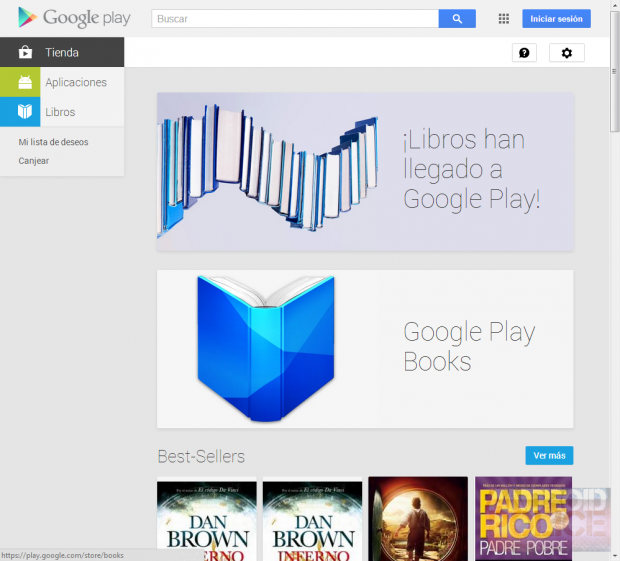Google Play Libros llega a Argentina, Chile, Colombia, Venezuela y Perú