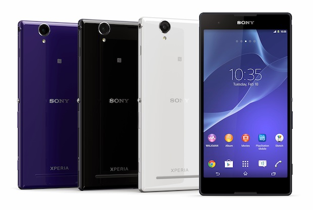 Sony anuncia al Xperia T2 Ultra de 6 pulgadas y al Xperia E1 para música