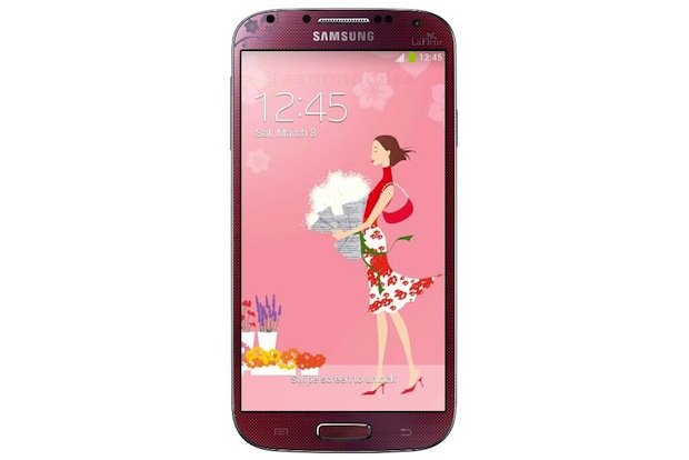 Samsung Galaxy S4 La Fleur en rojo aparece en fotos