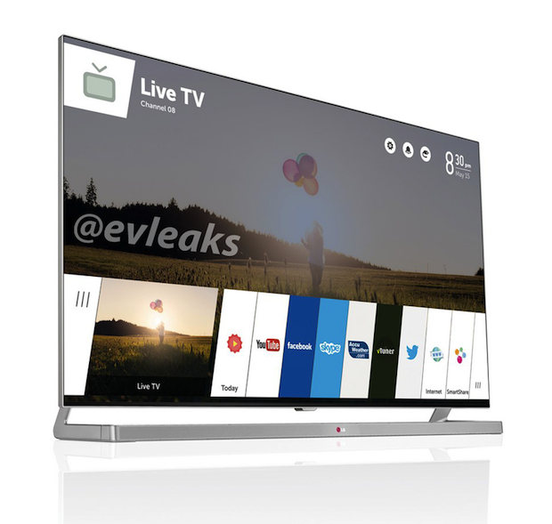 LG webOS TV revelado en imagen filtrada