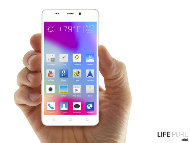 BLU Life Pure mini con pantalla HD de 4.5 pulgadas, es oficial