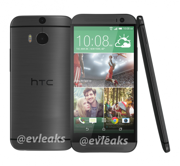 El nuevo HTC One filtrado en colores negro y gris
