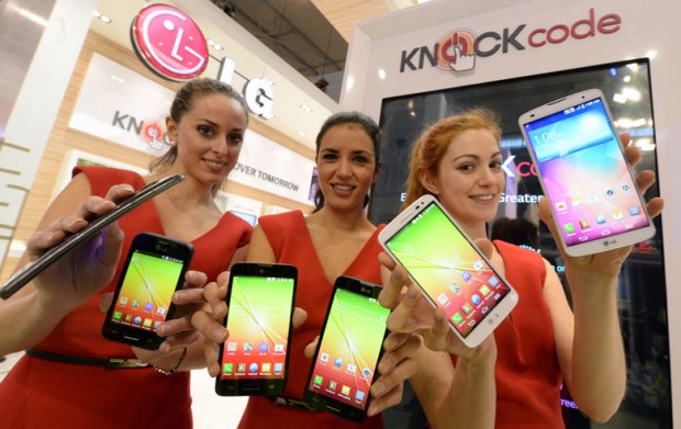 LG F70 y LG F90 de gama media presentados en MWC