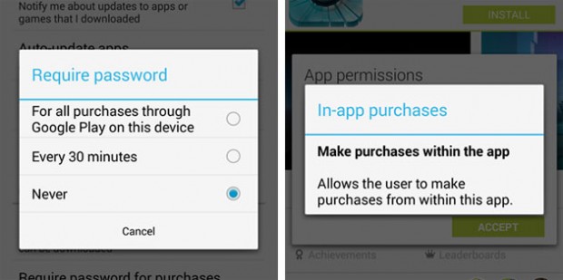 Google Play Store agrega más control a las compras in-app