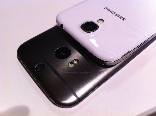 HTC One (M8) posa junto al iPhone 5S, Galaxy S4, LG G2 y Xperia Z1