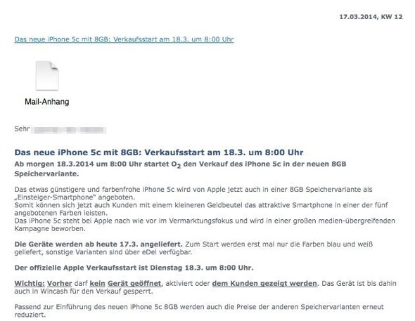 iPhone 5C 8GB