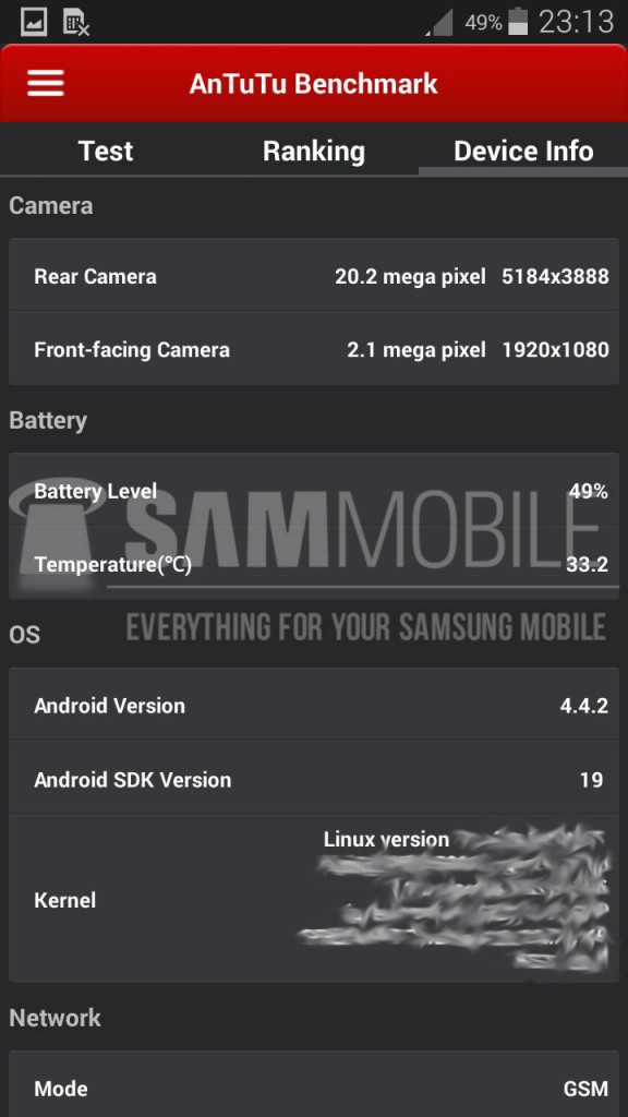 Galaxy S5 zoom datos