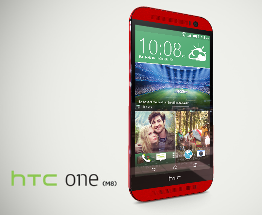 HTC One (M8) en color rojo confirmado
