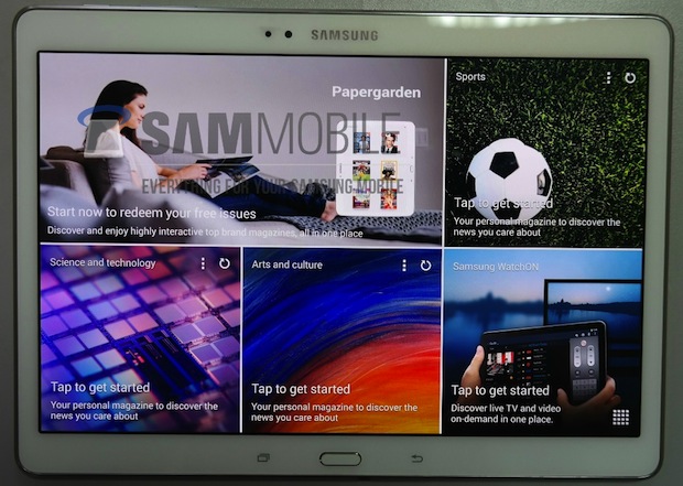 Galaxy tab s 10.5 frente