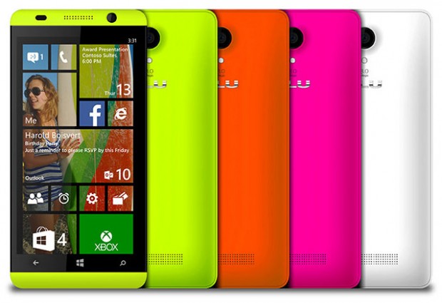 Microsoft anticipa nuevo Windows Phone de HTC y muestra el de BLU