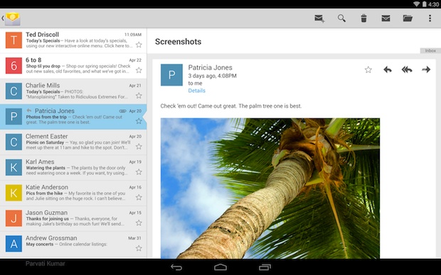 App Email de Google llega a Play Store