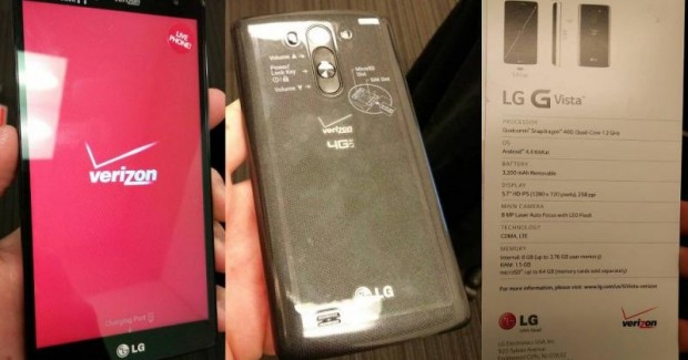 LG G Vista para Verizon se filtra