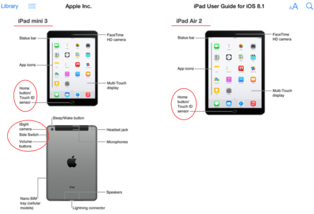 ipad 2 air mini 3