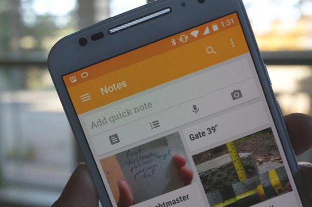 Google Keep se suma a Material Design