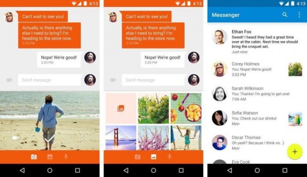 Google Messenger disponible en Google Play Store