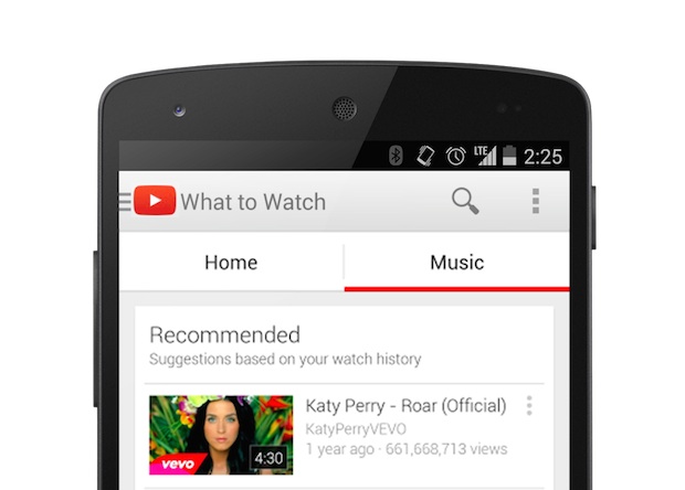 youtube music key