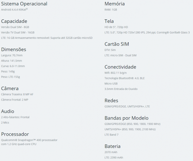 Moto G LTE 2014 