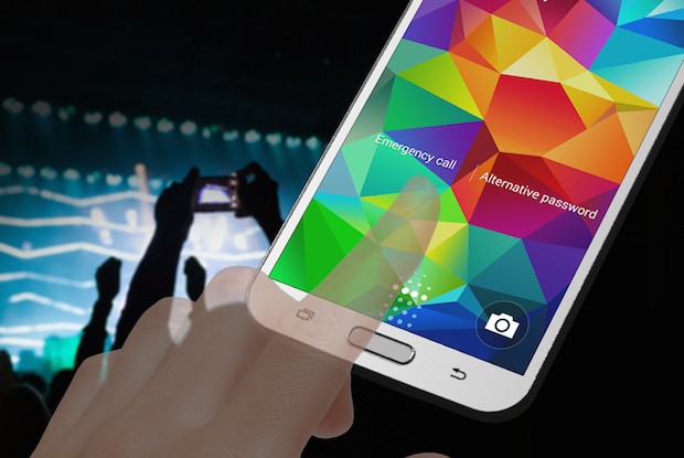 Galaxy S5 huellas