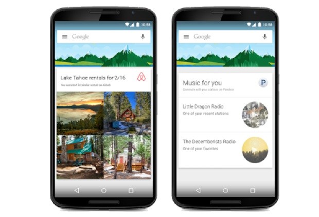 Google Now integra tarjetas de apps externas