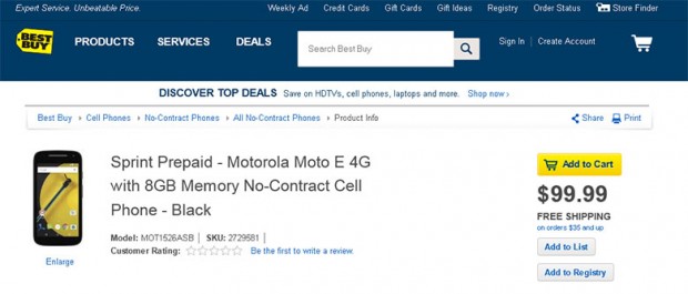 moto e 4g best buy