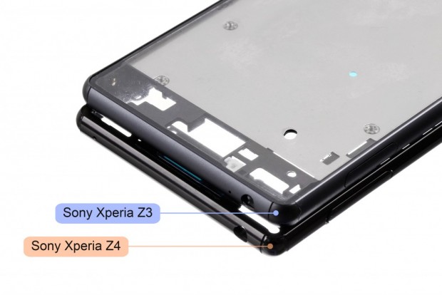 Chasis del Sony Xperia Z4 filtrado es ligeramente más delgado que el del Xperia Z3