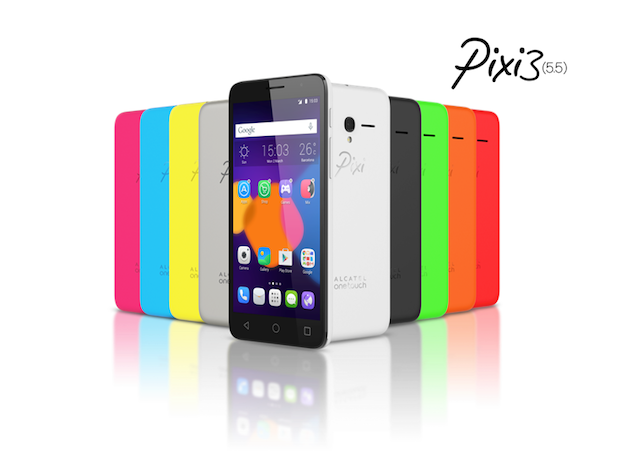 Alcatel OneTouch PIXI 3 (5.5) anunciado en MWC 2015