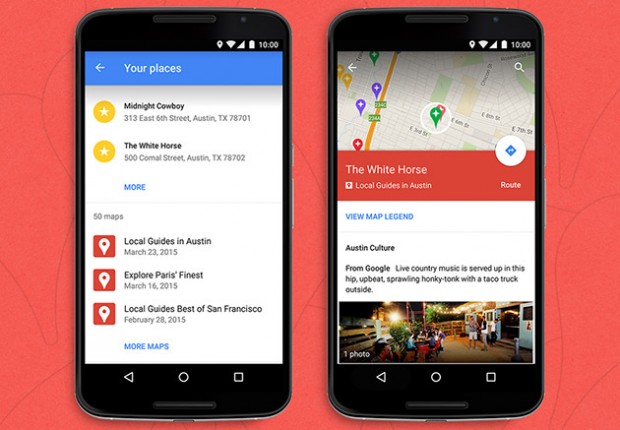 Google Maps para Android integra My Maps personalizados