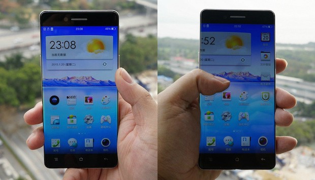 oppo bordes invisibles