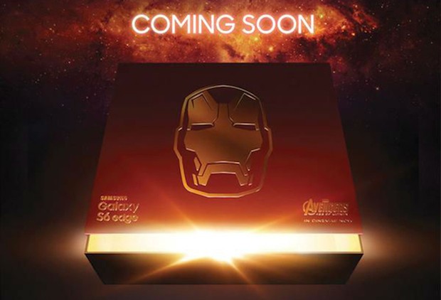 S6 Edge Iron Man