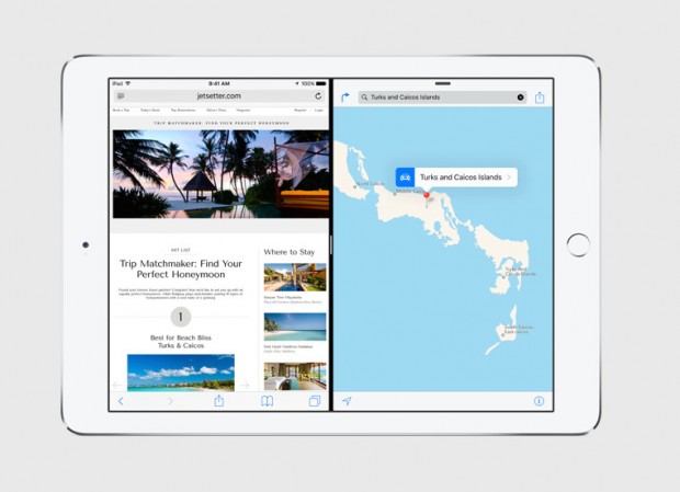split view iOS 9