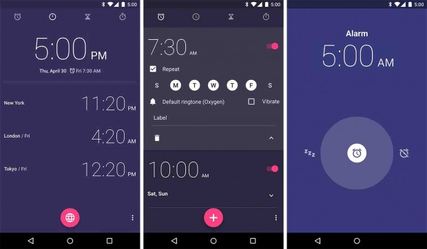 google clock