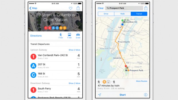 Apple Maps recibe indicaciones de tráfico con iOS 9