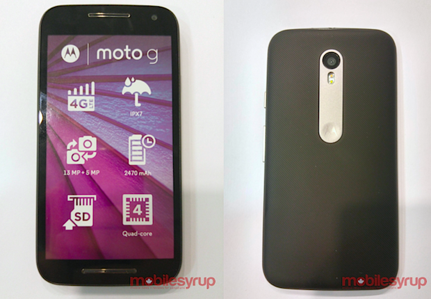 Moto G (3rd Gen) se filtra en foto confirmando resistencia al agua
