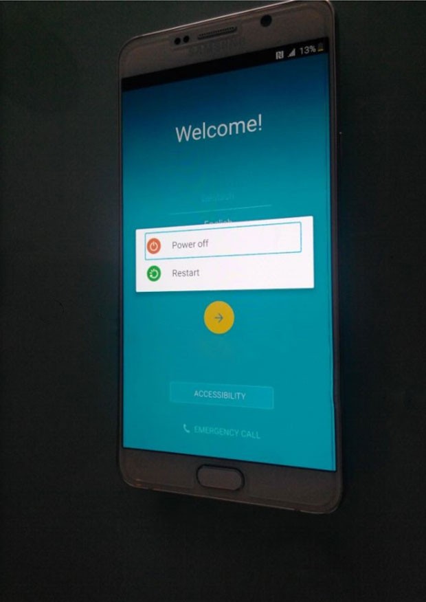 Galaxy Note 5 home