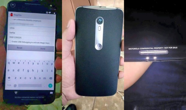 Moto X 2015 filtrado en fotos sugiriendo flash frontal