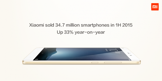 Xiaomi vende 34.7 millones de smartphones en el 2015