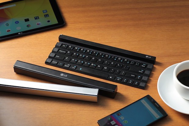 LG anuncia teclado enrollable para dispositivos móviles