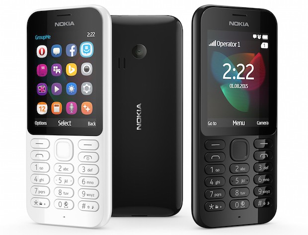 Microsoft anuncia al Nokia 222 por 37 dólares