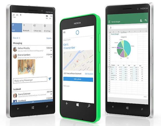 Estos son los smartphones Lumia que recibirán primero Windows 10