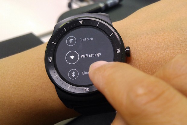 Android Wear actualizado con cuadrantes interactivos