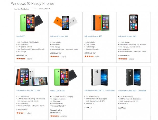 Microsoft Lumia 950 y 950 XL revelados en tienda oficial: fotos