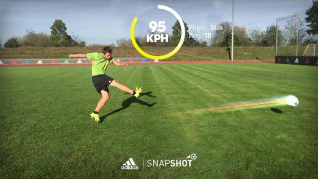 Adidas Snapshot: para saber cuán fuerte pateas la pelota de fútbol