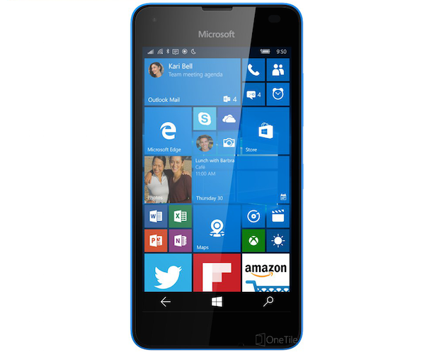 lumia 550 render
