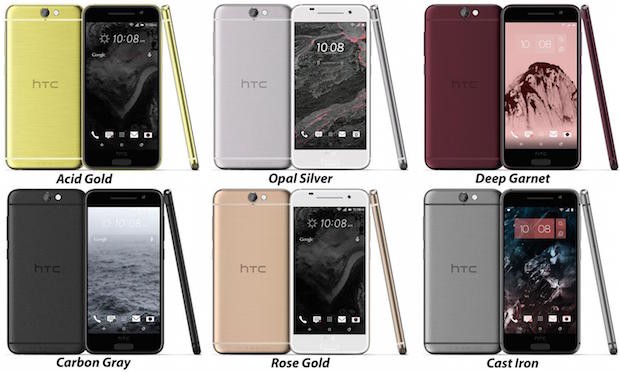 Nueva filtración del HTC One A9 revela seis opciones de colores