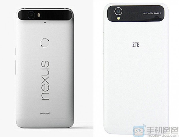 ZTE dice que Huawei copió el diseño de su Grand S para el Nexus 6P