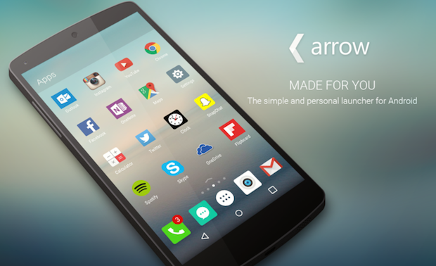 Launcher Arrow para Android de Microsoft disponible en Google Play