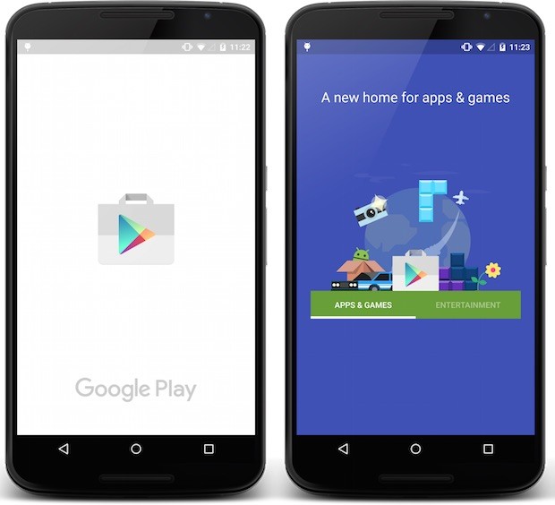 Gran actualización de Google Play mostrada en imágenes